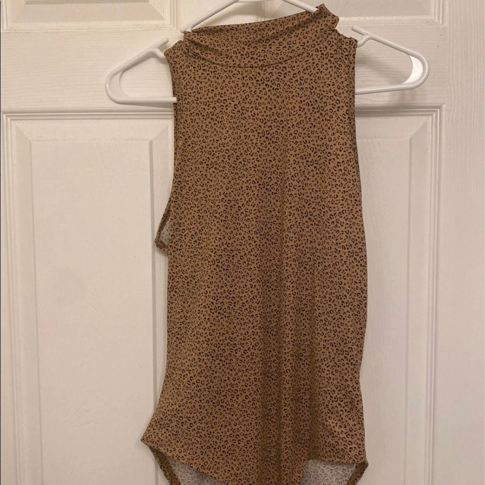 COPY - gaze leopard mockneck bodysuit